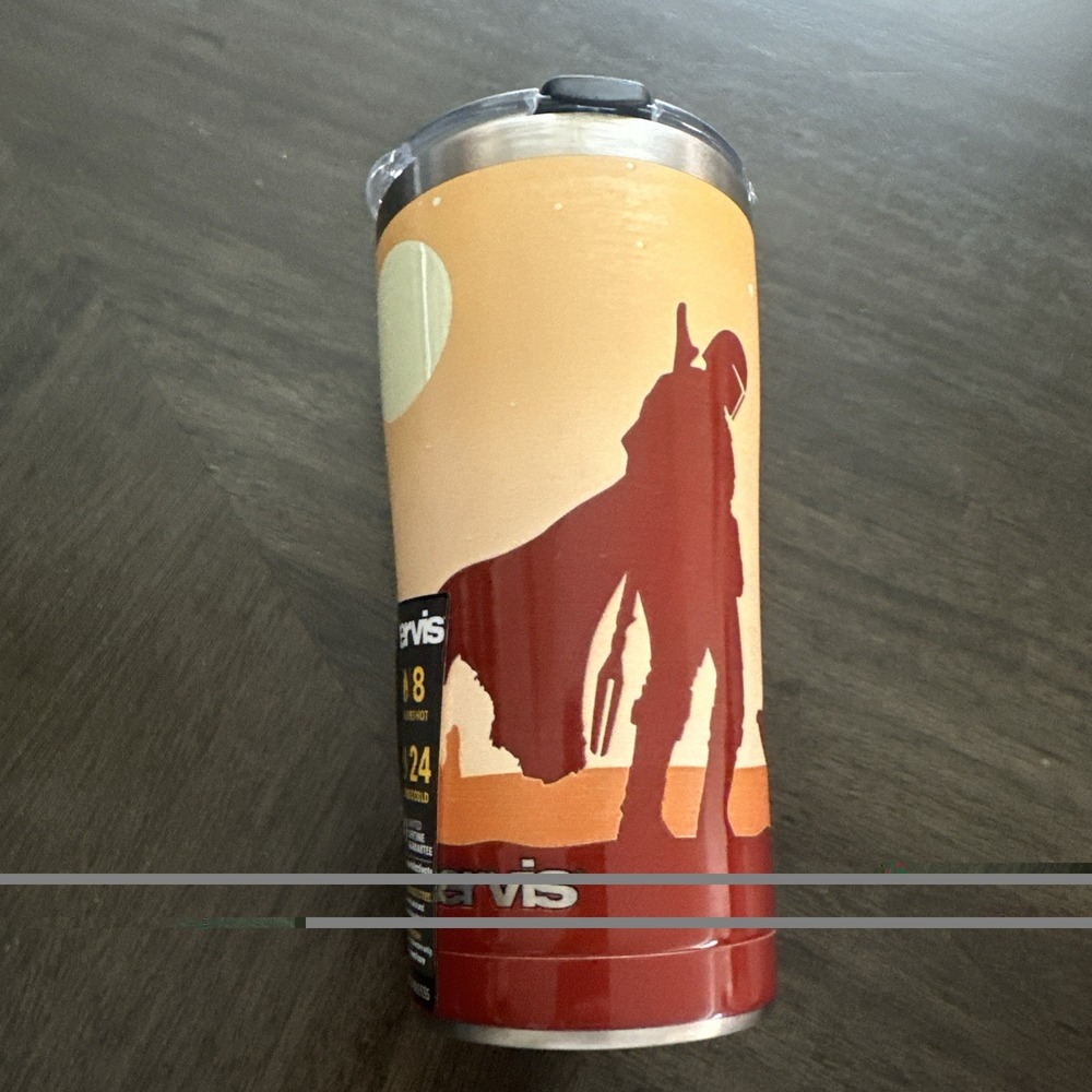 New Star Wars Mandalorian The Child Baby Yoda 20 oz Stainless Tervis Tumbler